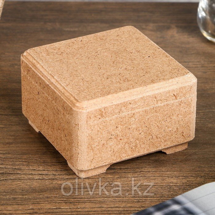 Шкатулка для декора из МДФ 10х10х6,5 см
