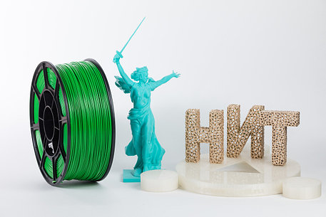 Пластик для 3D печати "НИТ", ABS Зелёный 1 кг., фото 2