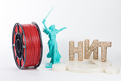 Пластик для 3D печати "НИТ", ABS Перламутрово-рубиновый 1 кг.
