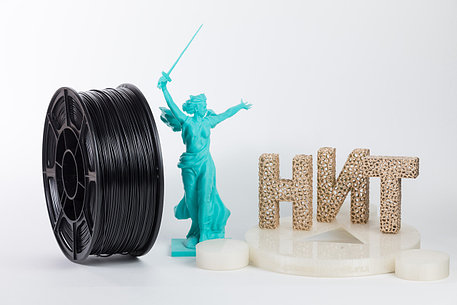 Пластик для 3D печати "НИТ", ABS Черный 1 кг., фото 2