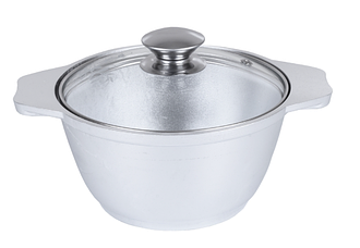 Кастрюля 1л со стеклянной крышкой Кукмара