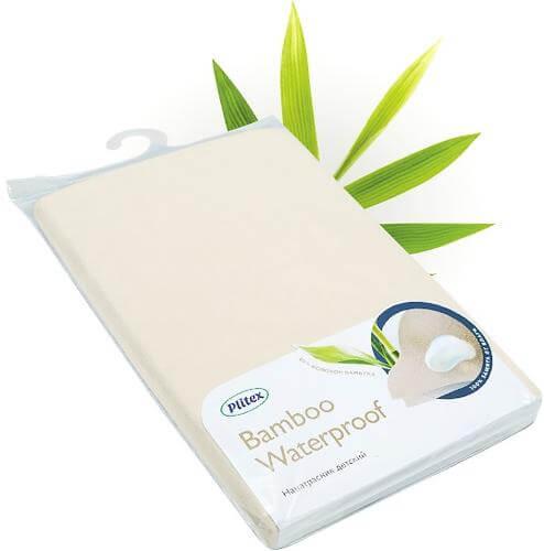 Наматрасник непромакаемый Plitex Bamboo Waterproof Comfort с резинками на углах