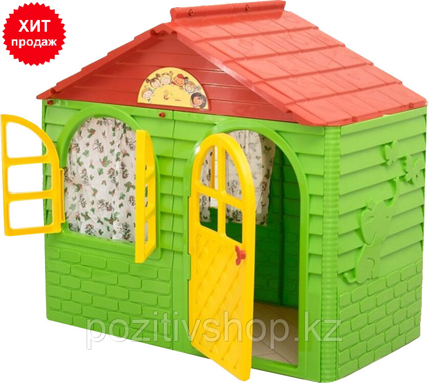 Детский игровой домик Doloni зеленый 775\1330 - фото 1 - id-p75709533