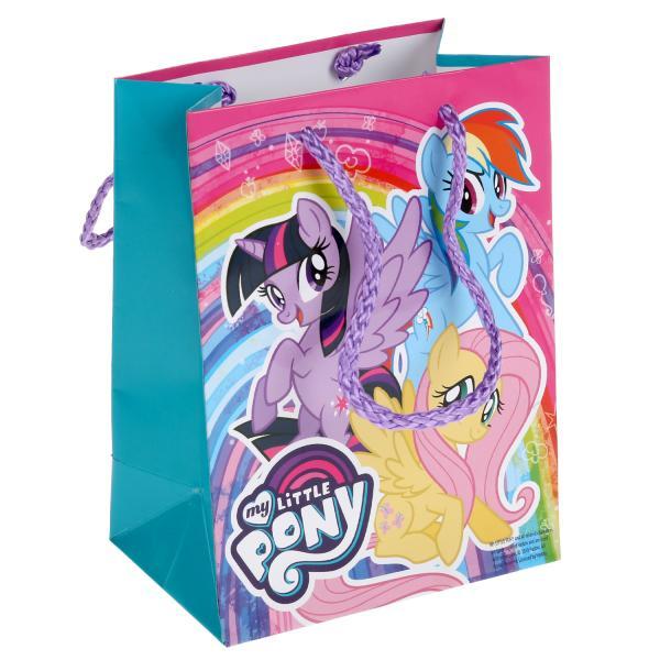 Подарочный пакет Бумажный "My Little Pony", 13х17х7 см.