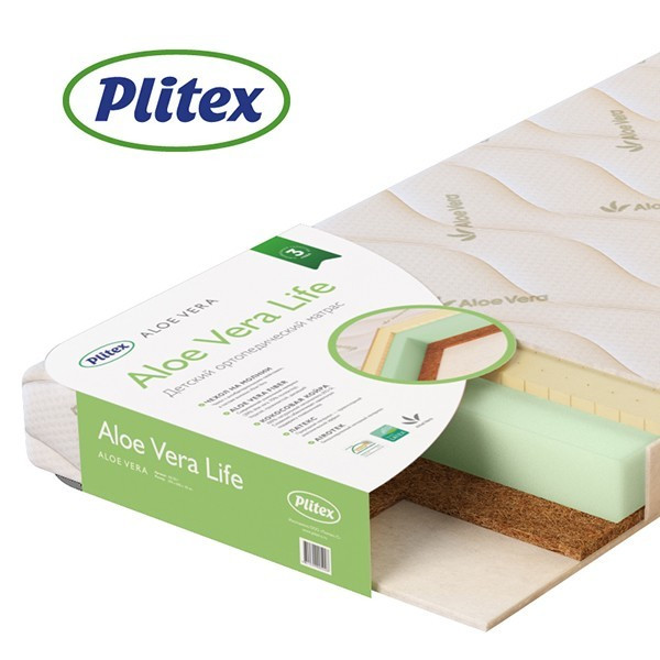 Матрац Plitex "Aloe vera Life" 119*60*11 см