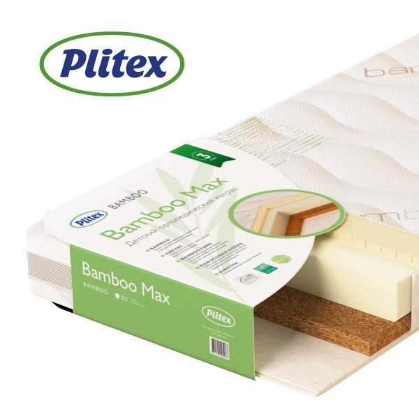 Матрац Plitex "Bamboo Max", 119*60 см