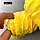 Пряжа для ручного вязания ,плюшевая желтый, фото 9