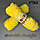 Пряжа для ручного вязания ,плюшевая желтый, фото 6