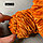 Пряжа для ручного вязания ,плюшевая рыжий, фото 9