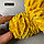 Пряжа для ручного вязания ,плюшевая охра, фото 10