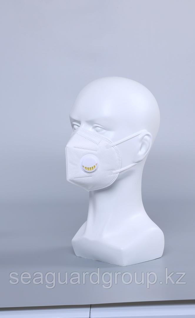 Респиратор-маска для лица KN95 с клапаном (степень защиты FFP2) маска защитная