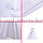 Термостойкий мешок нейлоновый сетка для стирки на шнуровке с зажимом для завязывания белого цвета 50*70 см, фото 4