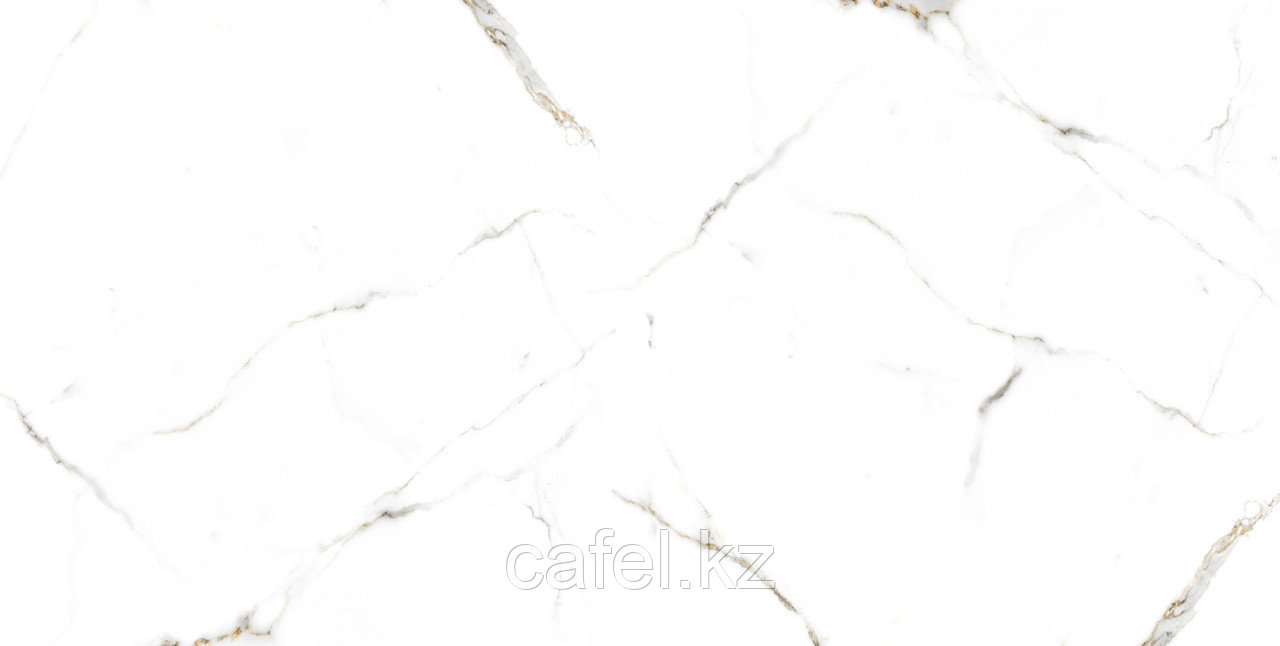 Керамогранит 120х60 Калакатта Марбл | Calacatta Marble белый глянцевый