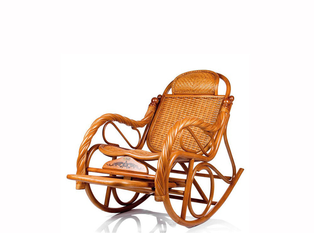Кресло качалка из ротанги (плетен.) - фото 2 - id-p82979689