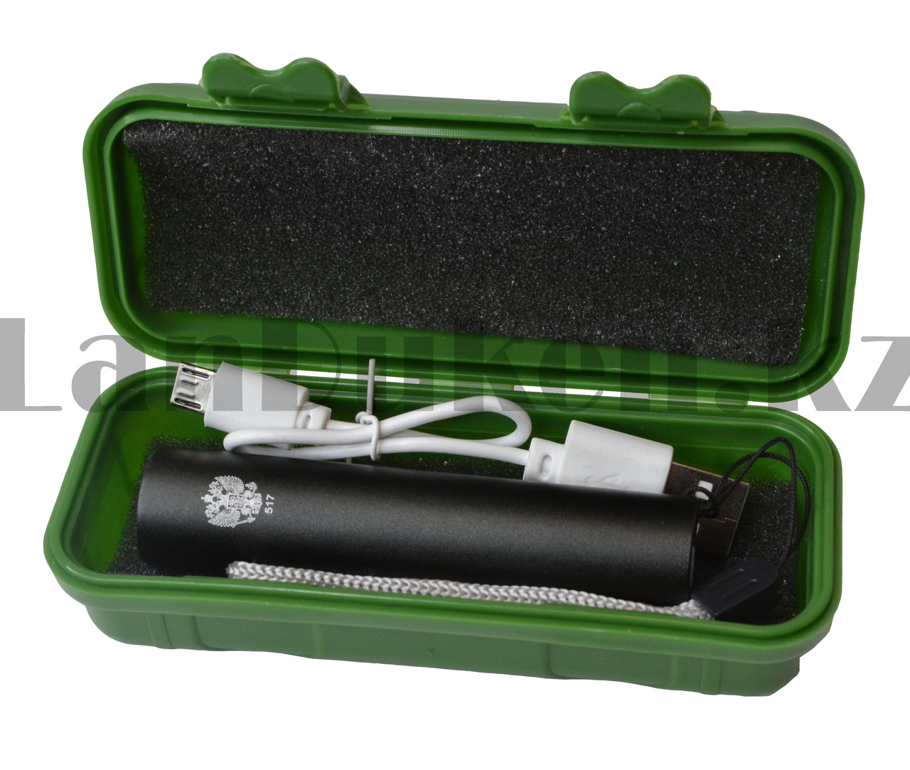 Фонарь многофункциональный ручной карманный водонепроницаемый 3 режима аккумуляторный USB зарядкой с футляром - фото 9 - id-p82979953