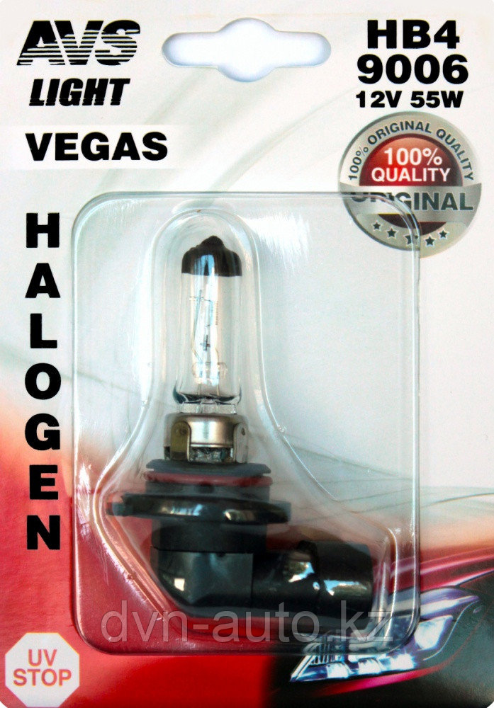 Галогенная лампа AVS Vegas в блистере HB4/9006.12V.55W.1шт. - фото 1 - id-p72852865