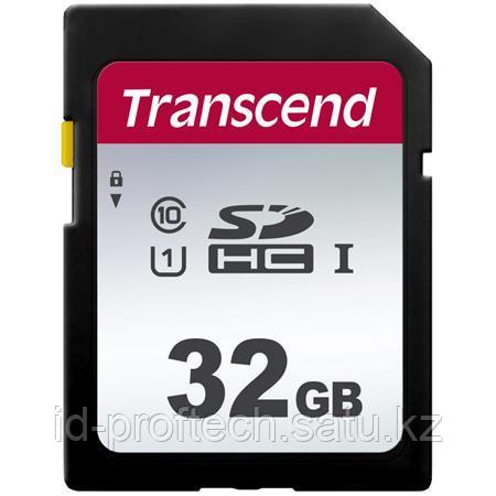 Карта памяти SD 32GB Class 10 U1 Transcend TS32GSDC300S - фото 1 - id-p82986063