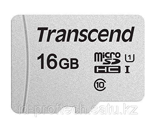 Карта памяти MicroSD 16GB Class 10 U1 Transcend TS16GUSD300S - фото 1 - id-p82986069
