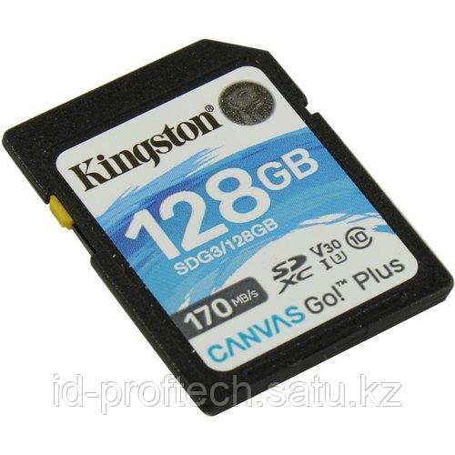 Карта памяти SD 128GB Class 10 U3 Kingston SDG3-128GB