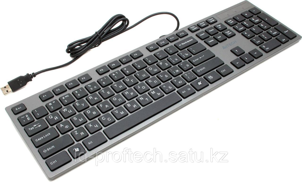 Клавиатура A4tech KV-300H USB, Grey- Black, 2 порта USB 2.0 - фото 1 - id-p82986587