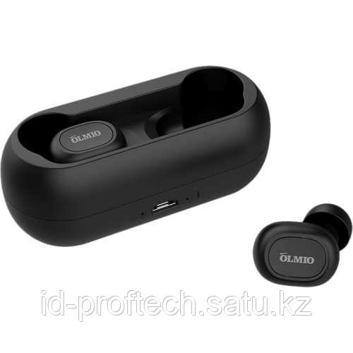 Наушники-вкладыши беспроводные OLMIO *TWE-02*, Bluetooth 5.0, True Wireless - фото 1 - id-p82987414