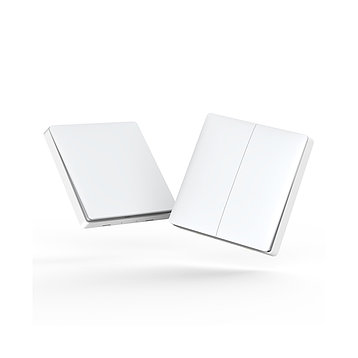 Беспроводной выключатель двойной Aqara Wireless remote switch, умный дом, фото 2