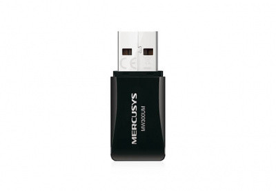 Сетевой адаптер беспроводной USB 300M Mercusys MW300UM(EU) 300Mbps Mini Wireless N USB adapter, 2T2R, 2.4GHz, - фото 1 - id-p82988669