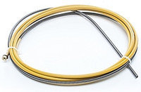 Канал стальной 1,2-1,6 мм, 3.4м (желтый) (спираль)