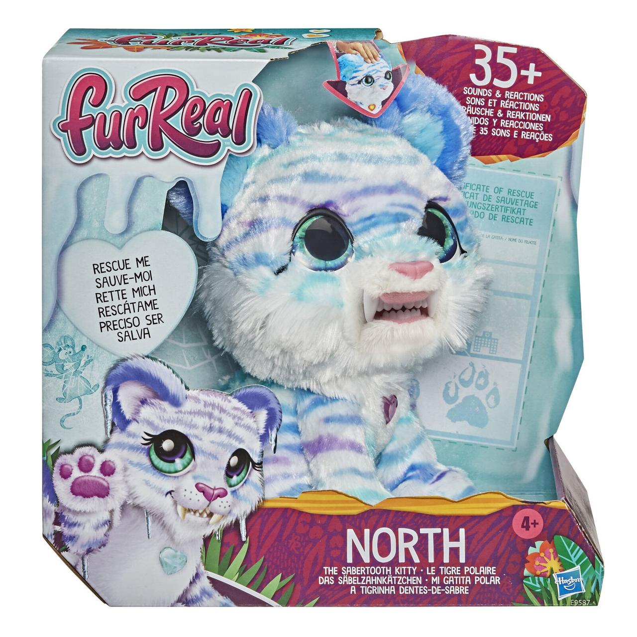 Интерактивная игрушка Hasbro FurReal Friends  Северный саблезубый котенок меховой