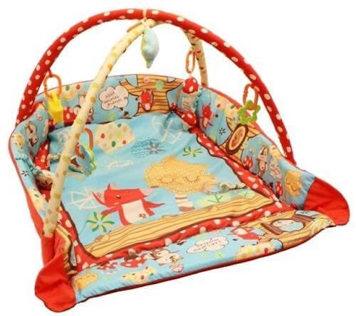 Развивающий коврик Roxy Kids Лисичка и ее друзья с бортиками