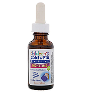NatraBio, Children's Cold & Flu, для ночного использования, 30 мл (1 жидкая унция), фото 3