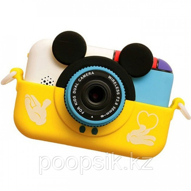 Детский цифровой фотоаппарат Микки Маус Красный 2 камеры - фото 3 - id-p79390126