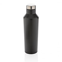 Вакуумная бутылка для воды Modern из нержавеющей стали, черный, , высота 24,5 см., диаметр 6,8 см., P436.761