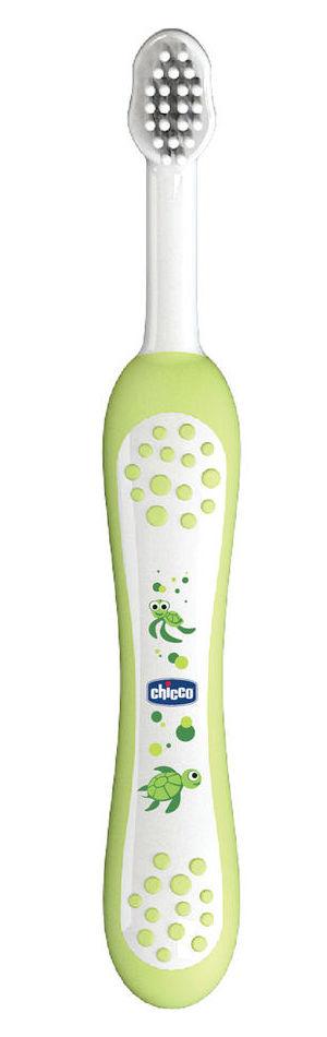 Chicco: Зубная щетка зеленая