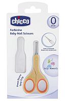 Chicco: Детские ножнички с закругленными концами оранжевые
