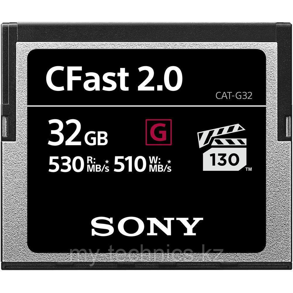 Карта памяти Sony 32GB CFast 2.0 серия G 530 - 510MB/s VPG-130