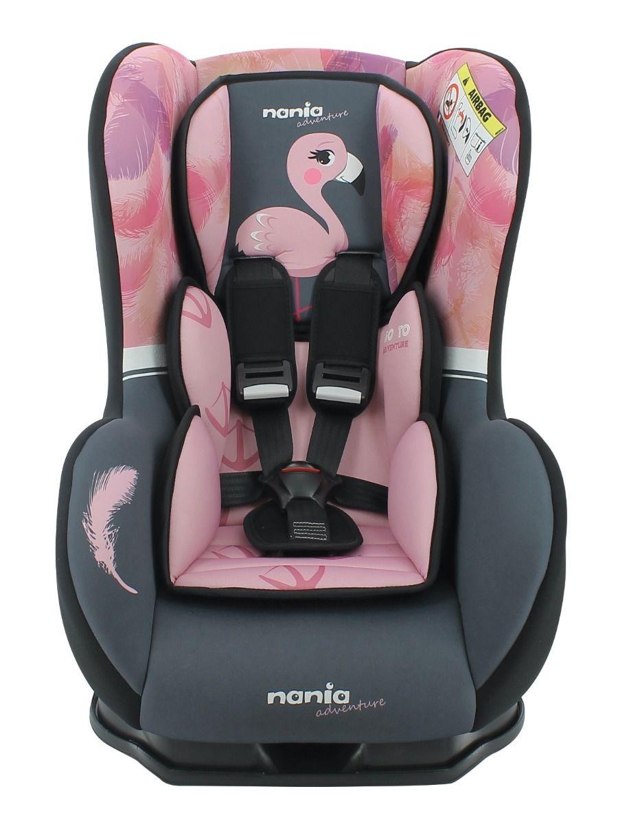 Автокресло NANIA COSMO SP Flamingo Animals (c рождения до 4 лет)