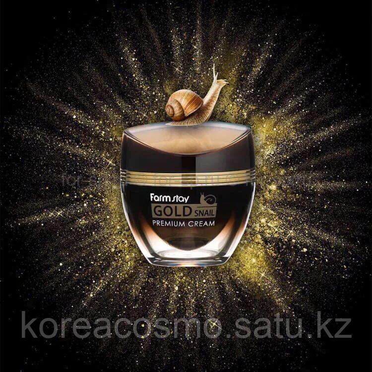 Премиальный крем с золотом и муцином улитки FarmStay Gold Snail Premium Cream