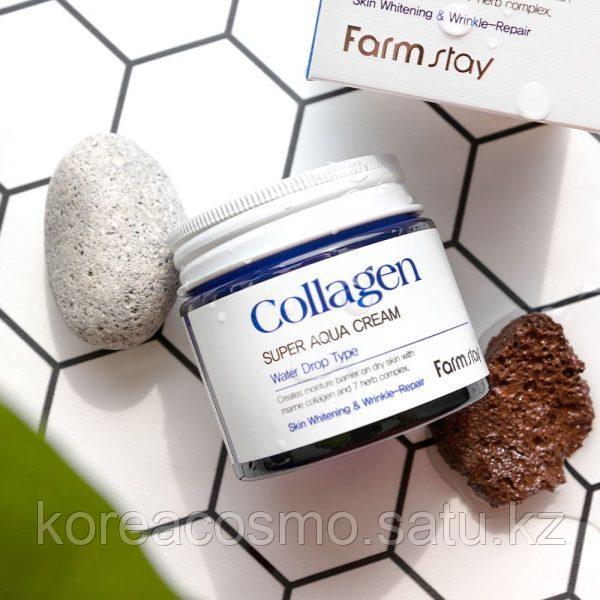 Суперувлажняющий крем с коллагеном FarmStay Collagen Super Aqua Cream