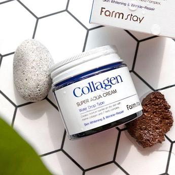 Суперувлажняющий крем с коллагеном FarmStay Collagen Super Aqua Cream