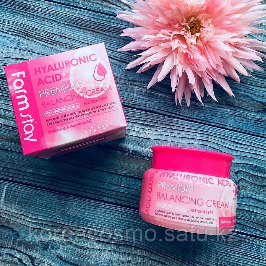 FarmStay Балансирующий крем премиум-класса с гиалуроновой кислотой Hyaluronic Acid Premium Balancing Cream