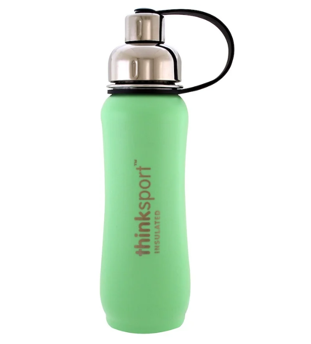Think, Thinksport, изолированная бутылка для спорта, мятный зеленый, 17 унций (500 мл)