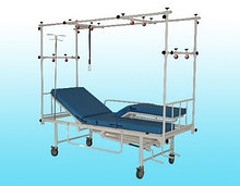 Кровать медицинская функциональная 4-х секционная с интегрированной рамой балканского
