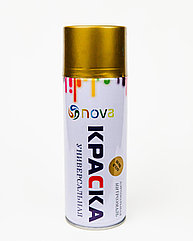 Аэрозольная краска Nova, 450 мл., универсальная, золото