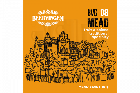 Дрожжи Beervingem для медовухи "Mead BVG-08", 10 г