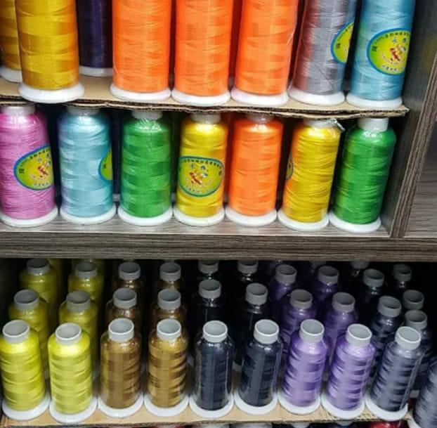 Вышивальные нитки в Алматы от компании "Швейный уголок".