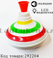Игрушка Юла Музыкальная с LED подсветкой на батарейках