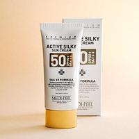 Medi-Peel Солнцезащитный крем с шелком и пептидами SPF50+/PA+++ Active Silky Sun Cream (50 мл)
