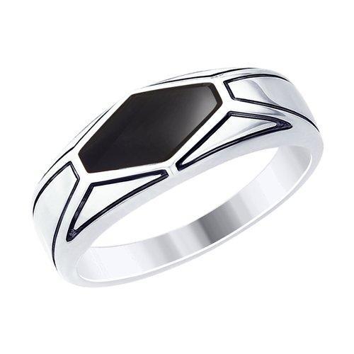 Кольцо из серебра с эмалью SOKOLOV 94012536 размеры - 19,5 20 20,5 21 21,5 22 22,5