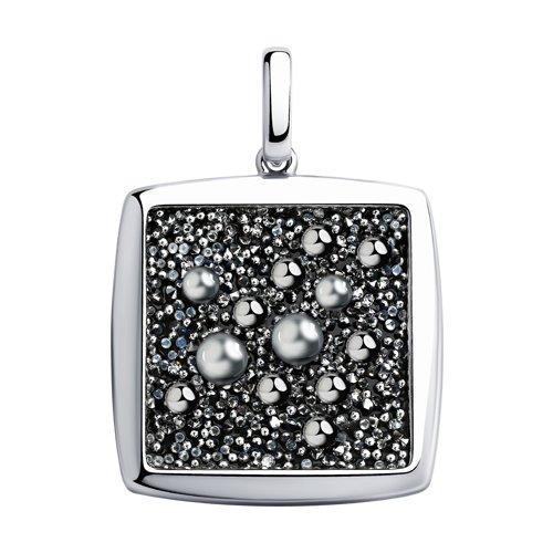 Подвеска из серебра с кристаллом Swarovski SOKOLOV 94032482